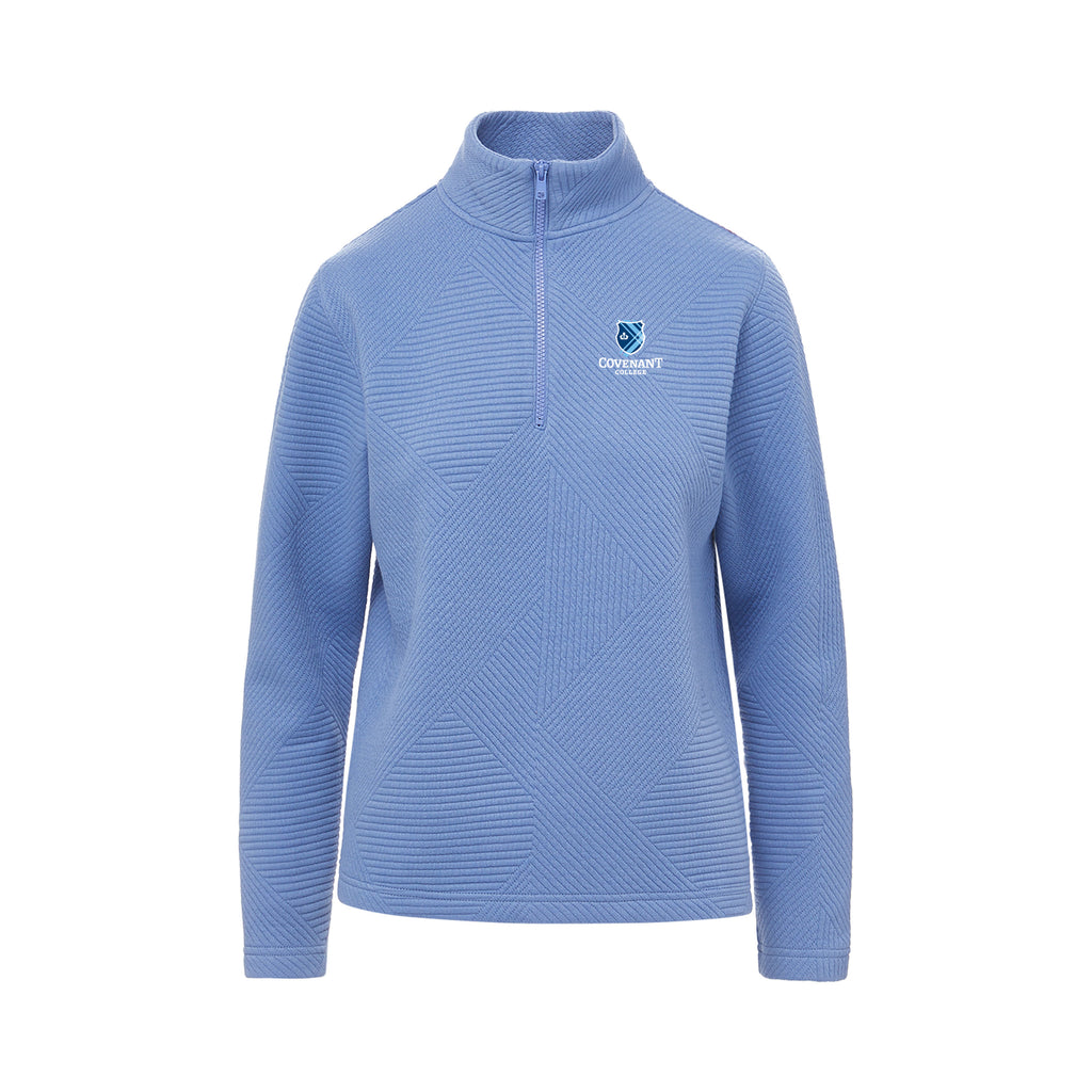 Ladies Zelda Q-zip - Blue Iris