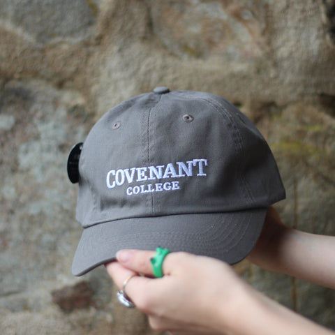 Covenant College Twill Hat - Charcoal