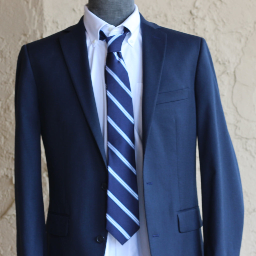 Covenant College Regimental Stripe Necktie