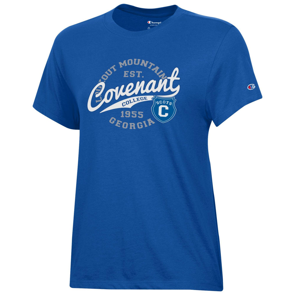 Ladies Script Tee - Royal