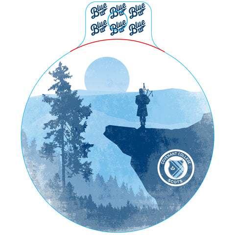 Sticker: Bagpiper