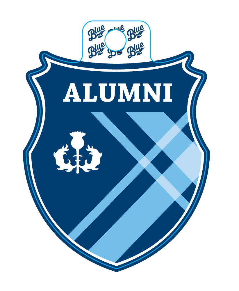 Sticker: Alumni Tartan Shield