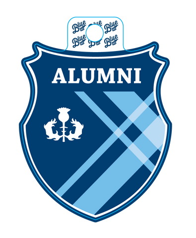 Sticker: Alumni Tartan Shield