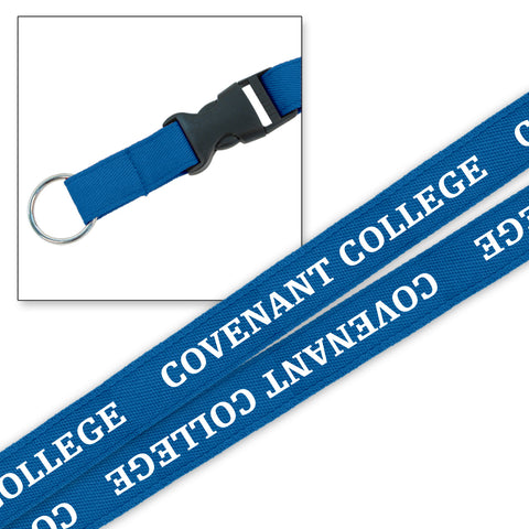 Covenant College Wide Lanyard - Royal