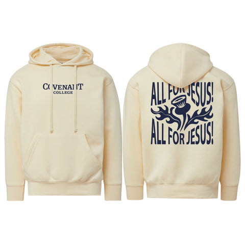 All For Jesus Hoodie - Vanilla