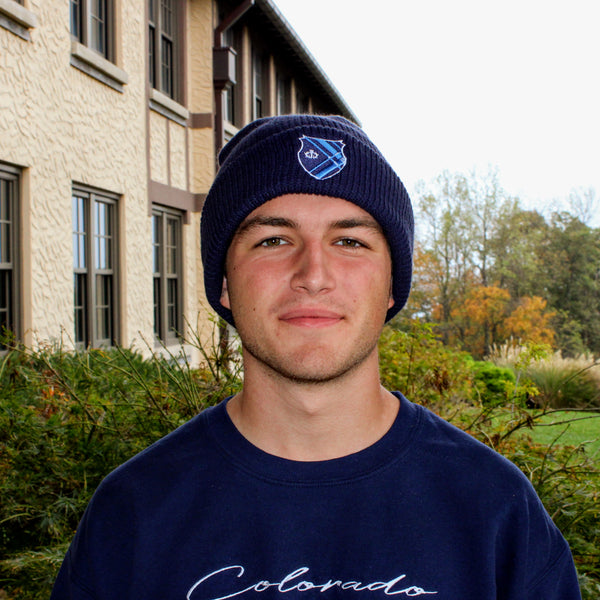 Cozy Cuff Beanie - Navy