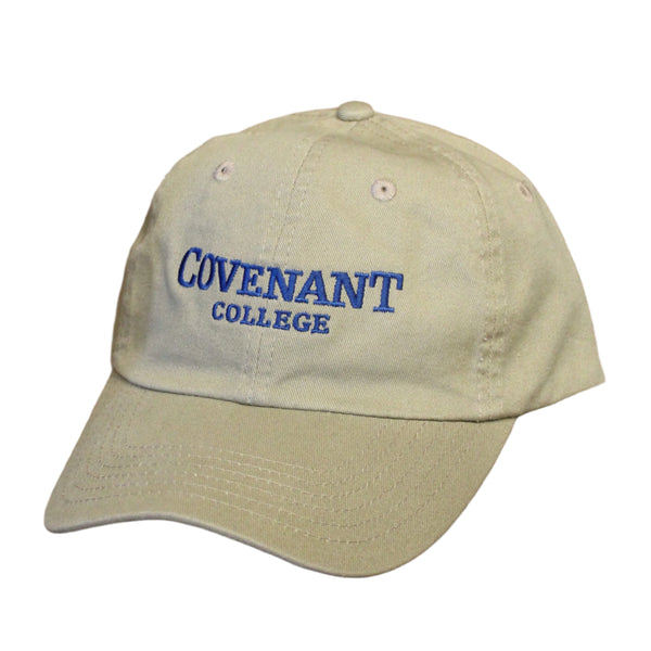 Covenant College Twill Hat - Khaki