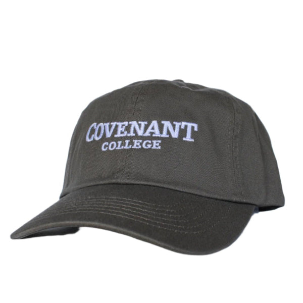 Covenant College Twill Hat - Charcoal