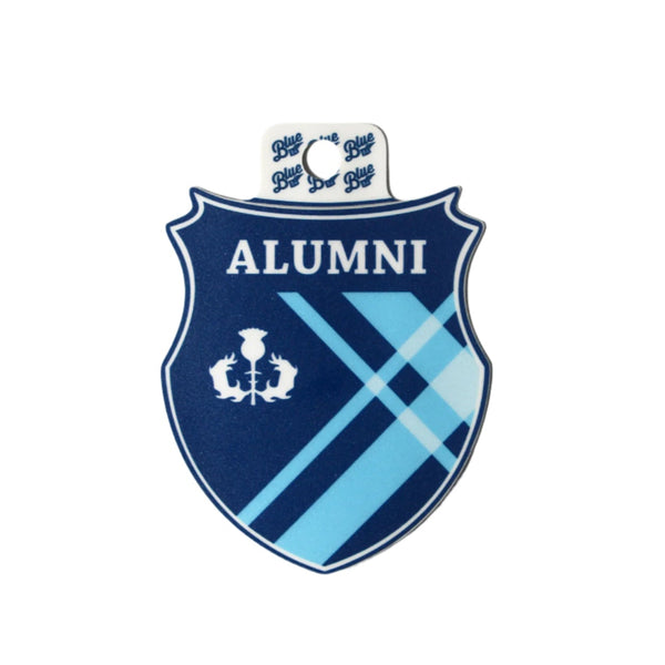 Sticker: Alumni Tartan Shield