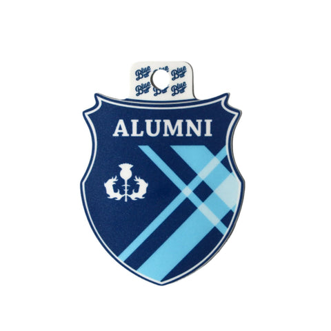 Sticker: Alumni Tartan Shield
