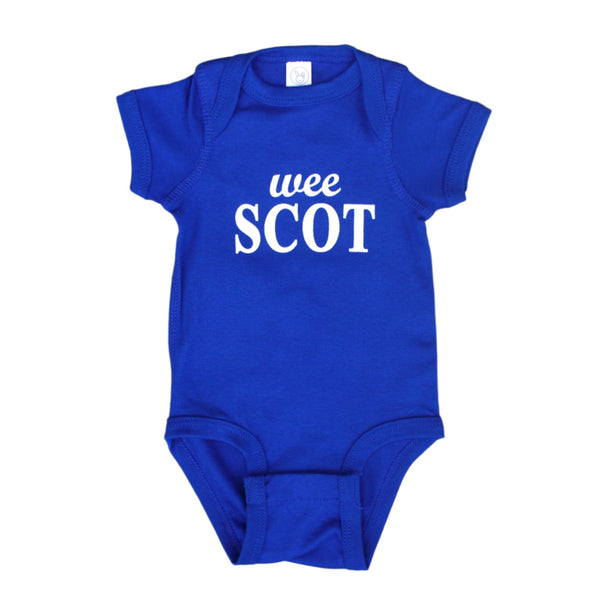 Wee Scot Royal Blue Onesie