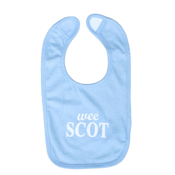 Wee Scot Bib - Blue