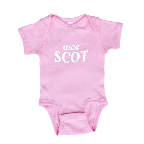 Wee Scot Pink Onesie