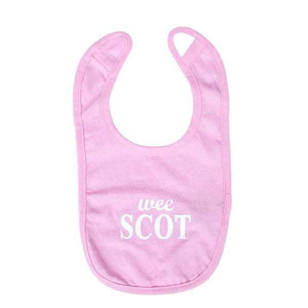 Wee Scot Bib - pink