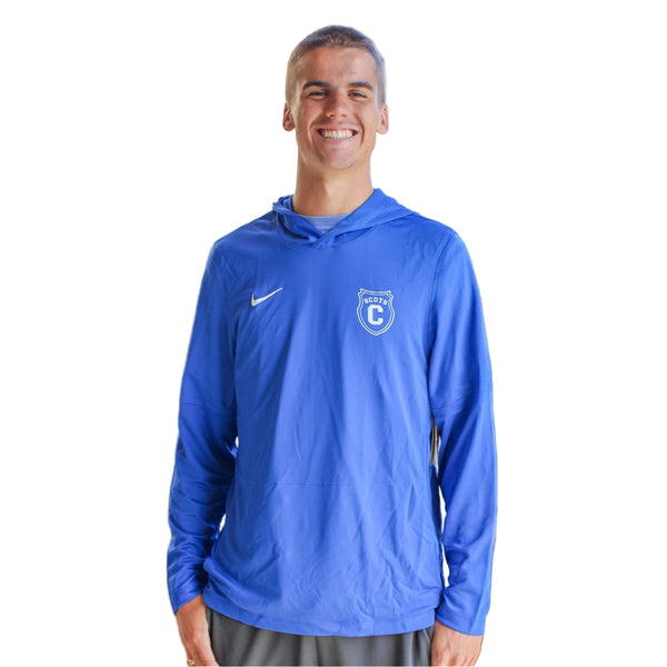 Nike Dri-Fit Lightweight Hoodie  - Royal