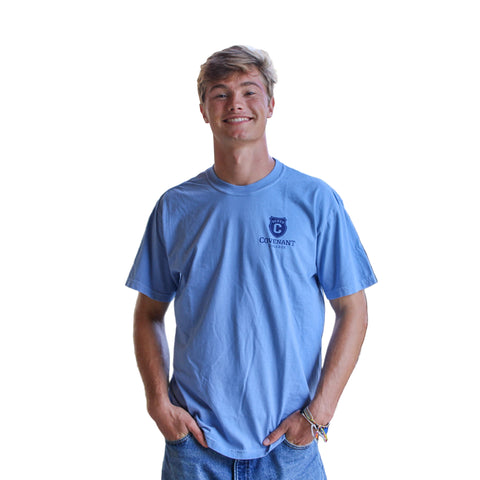 From The Mountain Tee - Denim Blue