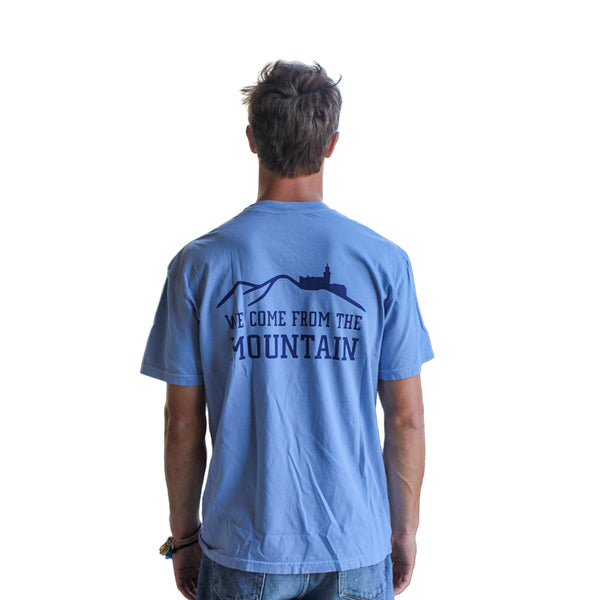From The Mountain Tee - Denim Blue