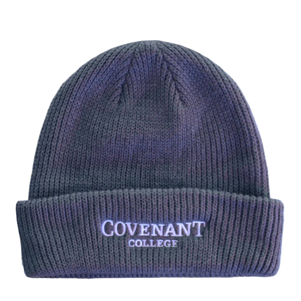 Cozy Cuff Beanie - Grey (wordmark)