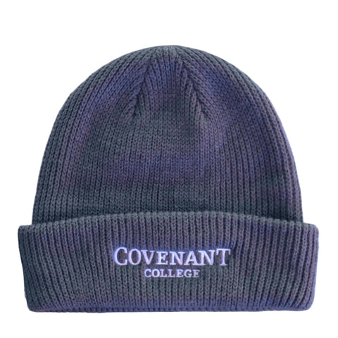 Cozy Cuff Beanie - Grey (wordmark)