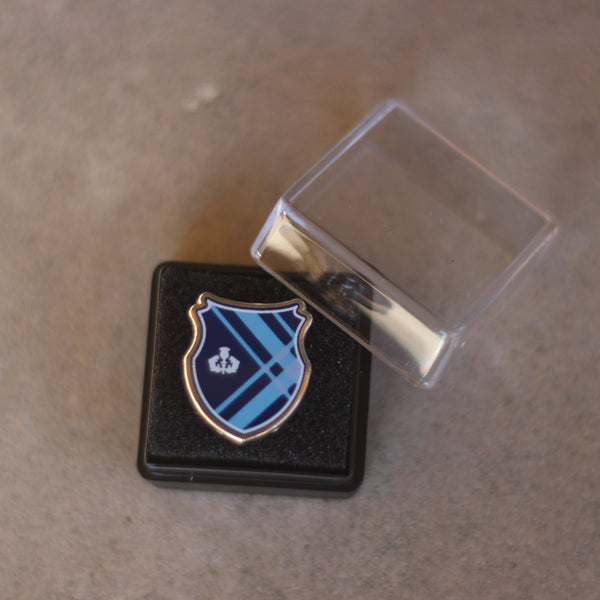 Tartan Shield Lapel Pin