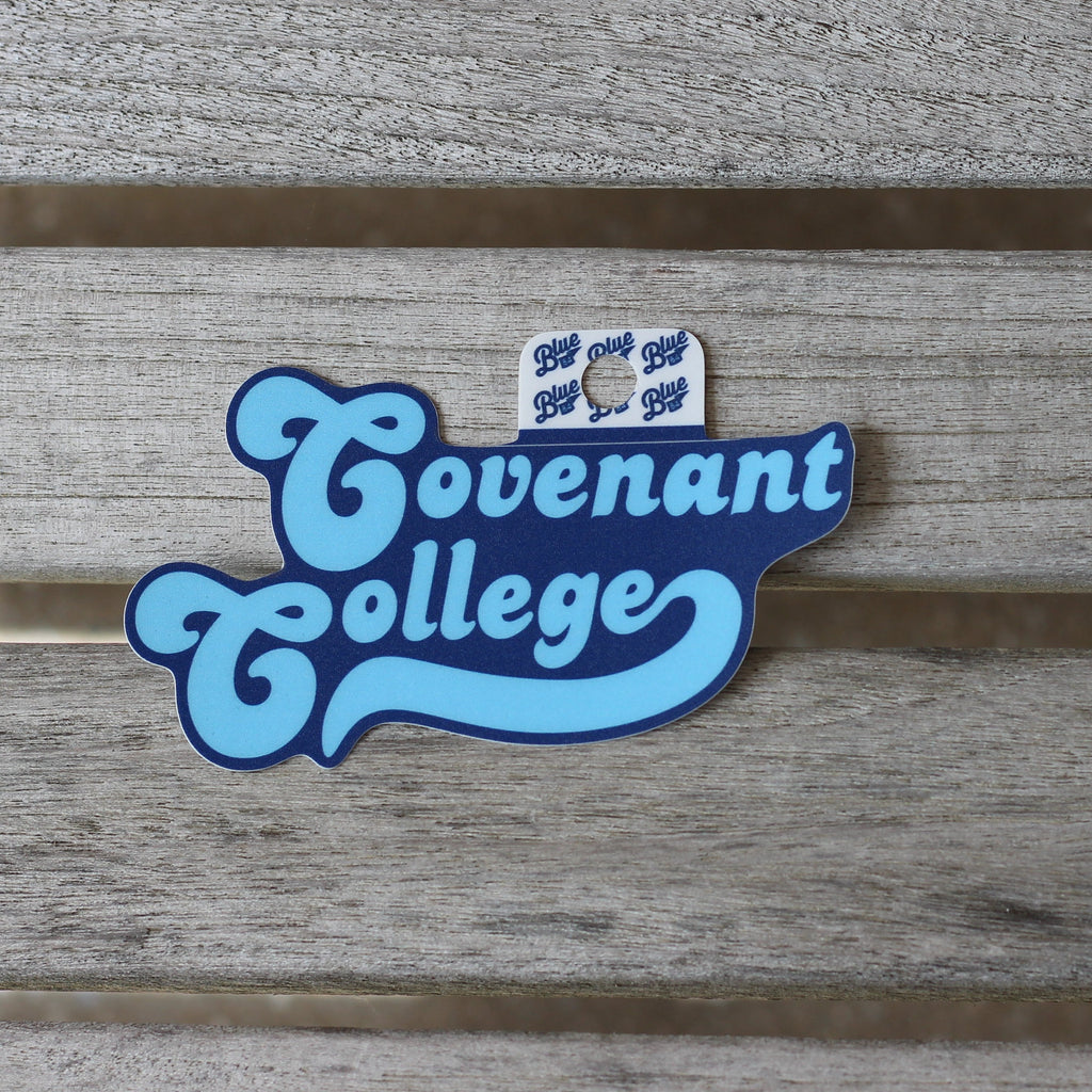 Covenant College Huffed Font sticker