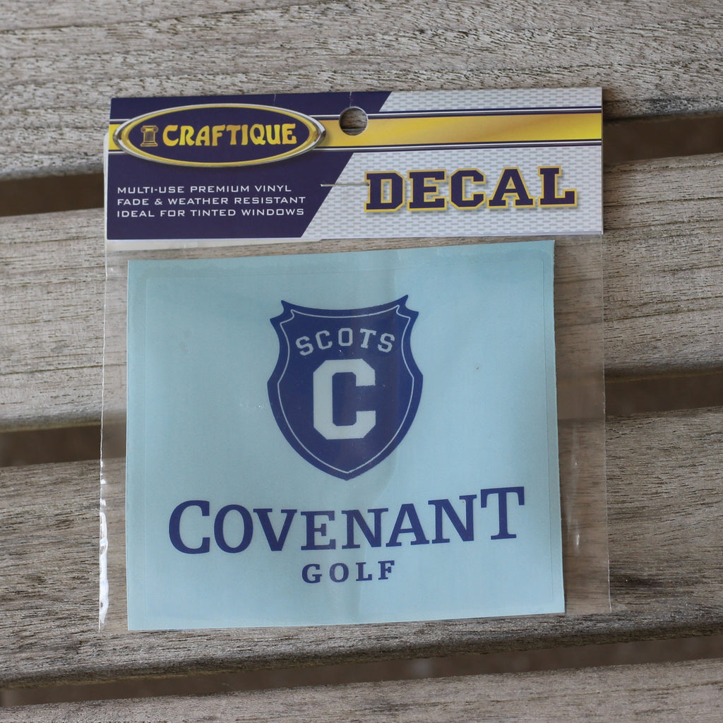 Covenant Golf Decal