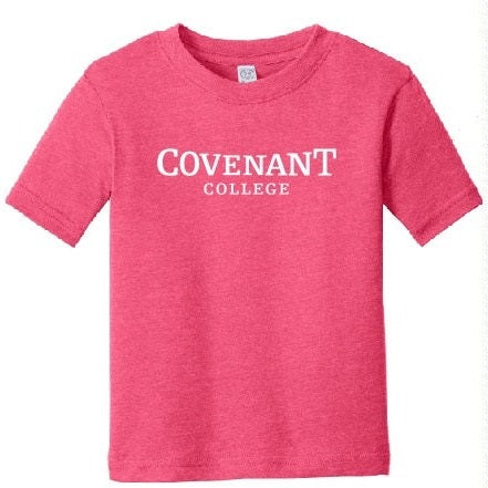 Toddler Covenant College T-shirt - Pink