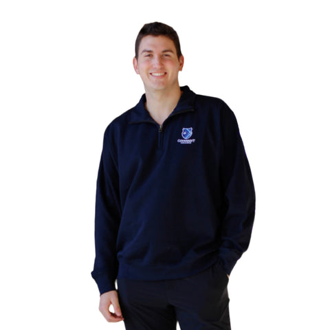 Covenant Logo Quarter Zip - Navy