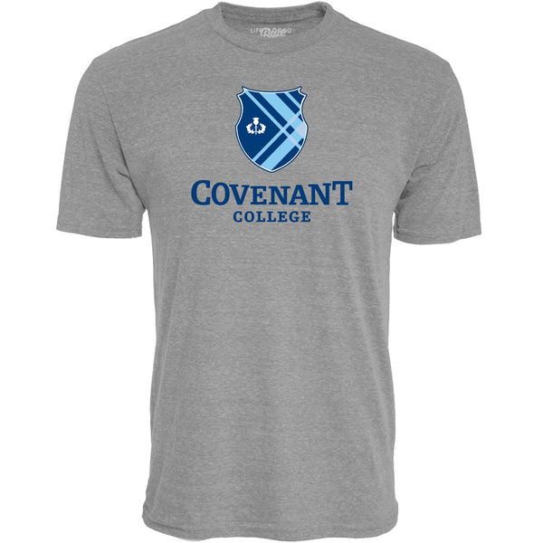 Covenant Logo Triblend Tee - Heather Grey